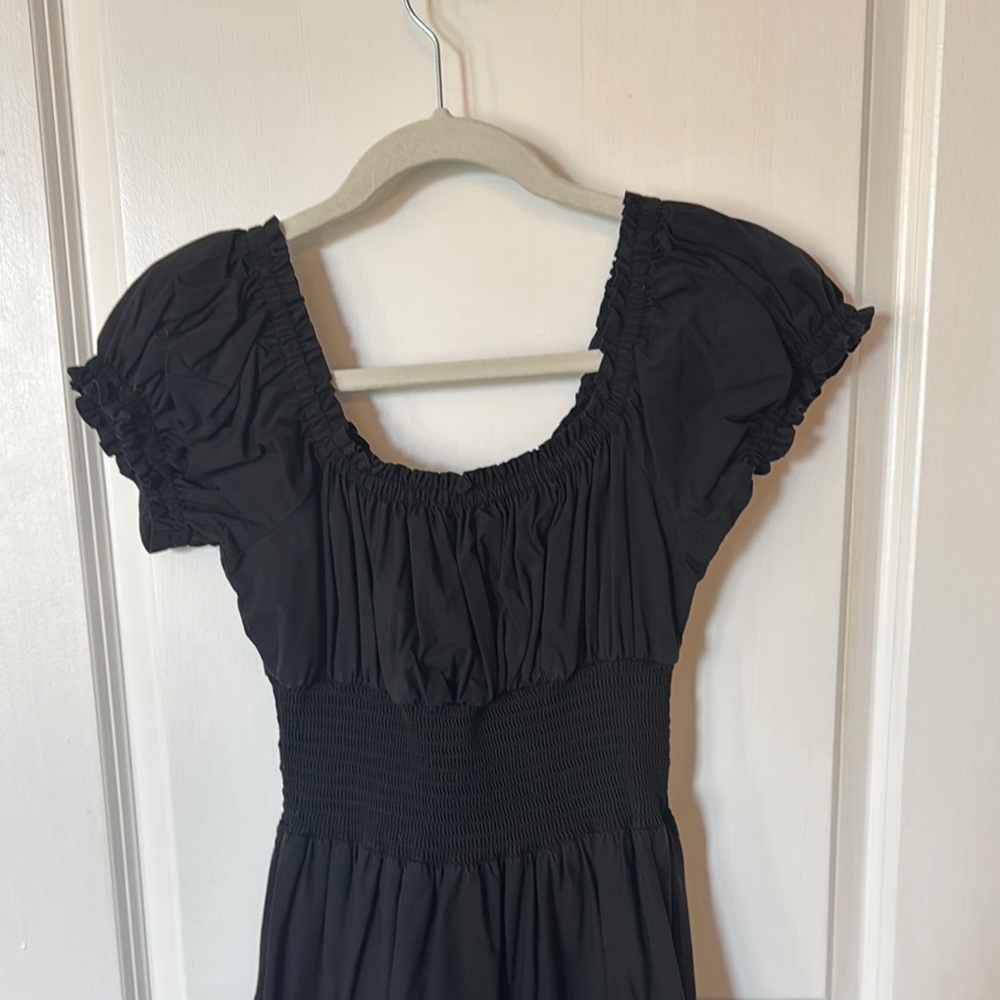 Danielle Bernstein Macy’s Elegant Black Tiered Dr… - image 8